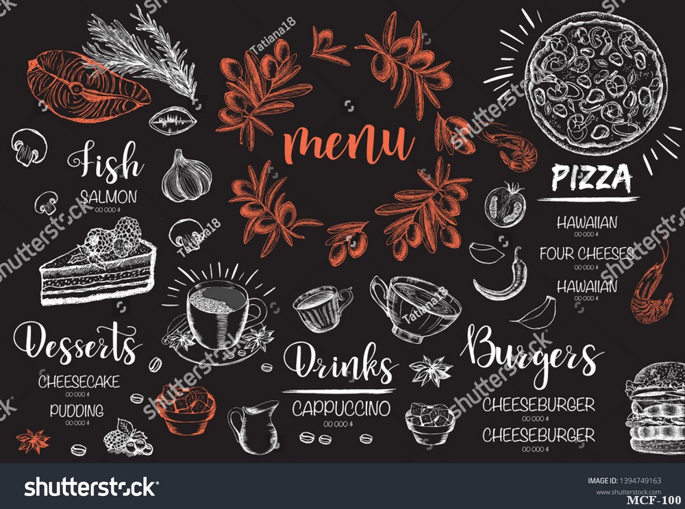 Tranh dán tường quán cà phê MCF-100